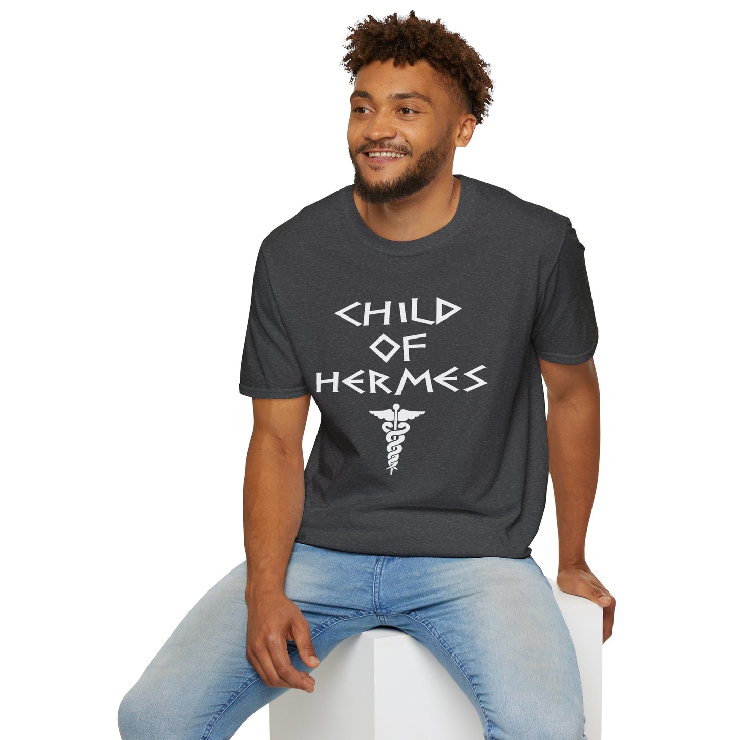 Child of Hermes Greek Mythology Adult T-Shirt