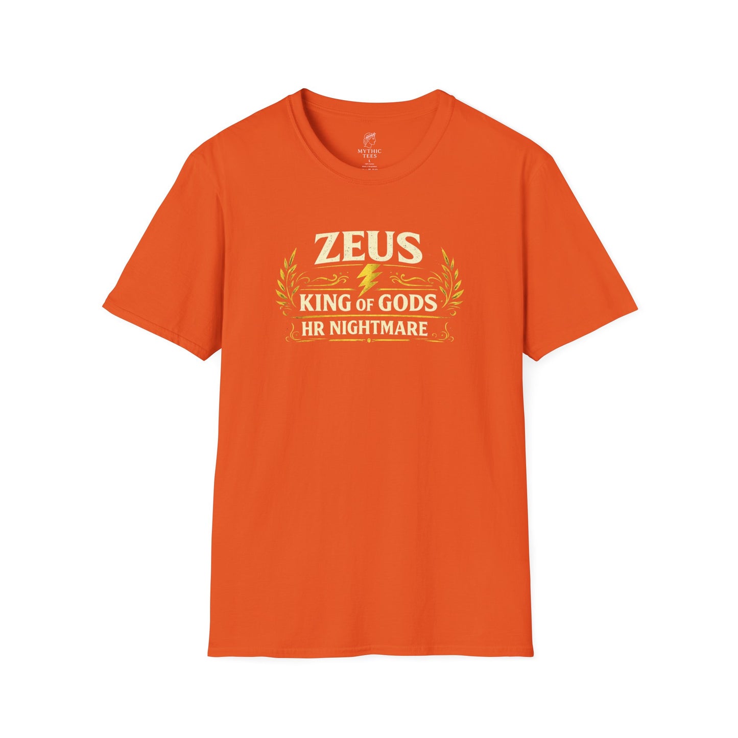 Zeus King of the Gods HR Nightmare Greek Mythology Adult T-Shirt