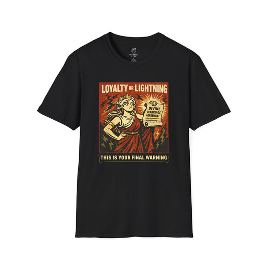 Hera Loyalty or Lightning Greek Mythology Adult T-Shirt