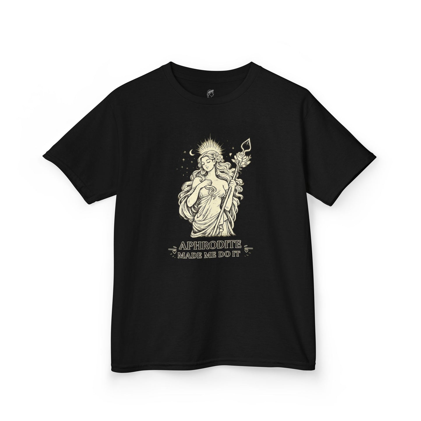 Aphrodite Made Me Do It Greek Mythology Youth T-Shirt