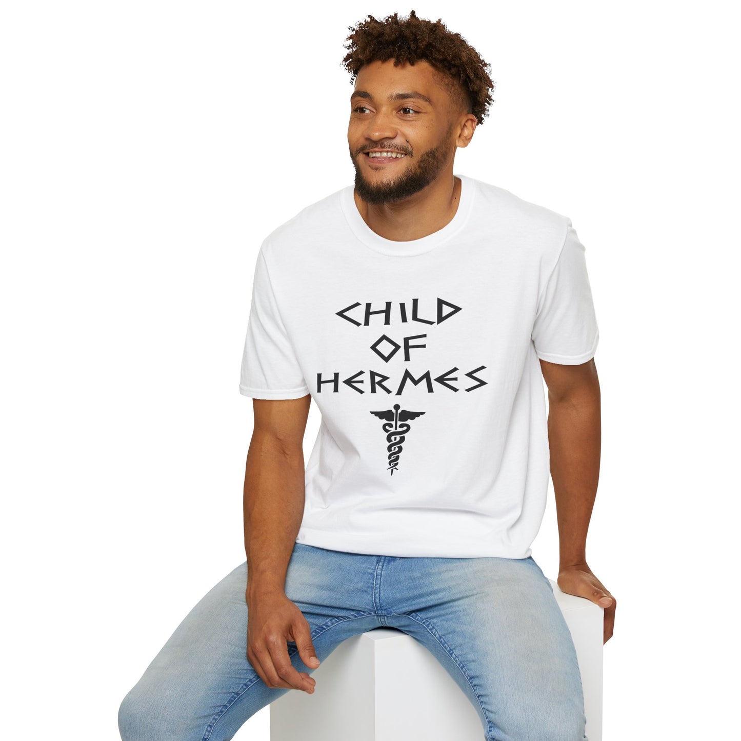 Child of Hermes Greek Mythology Adult T-Shirt