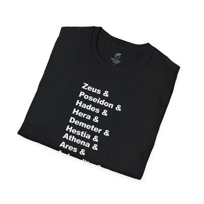 Greek Mythology God Names Adult T-Shirt