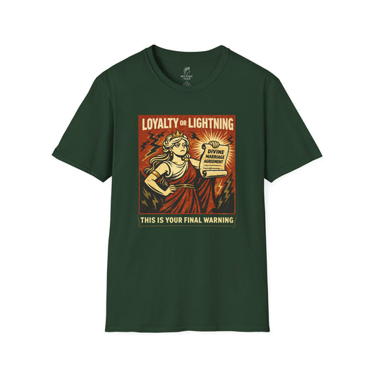 Hera Loyalty or Lightning Greek Mythology Adult T-Shirt