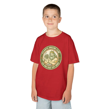 Poseidon Atlantis Angling Club Greek Mythology Youth T-Shirt