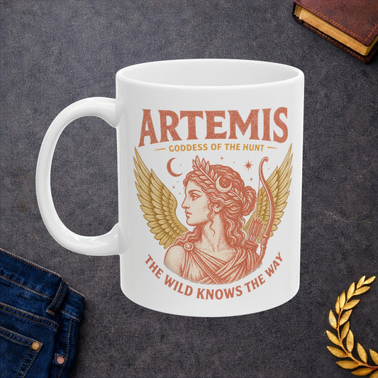 Artemis Goddess of the Hunt Greek Mythology Mug