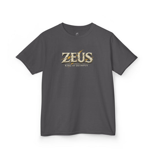 Zeus King of Olympus Greek Mythology Youth T-Shirt