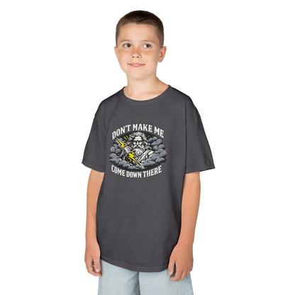 Zeus Don't Make Me Come Down There Greek Mythology Youth T-Shirt