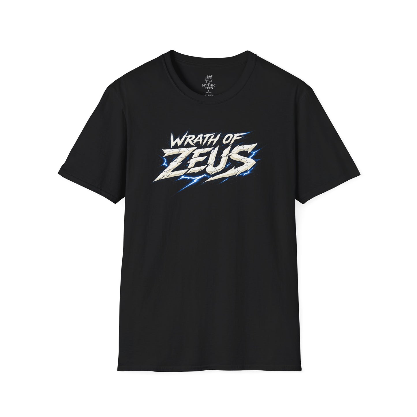 Zeus Wrath of Zeus Greek Mythology Adult T-Shirt