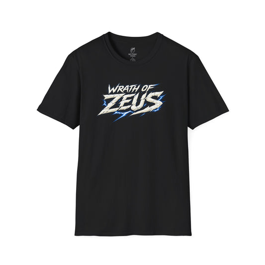 Zeus Wrath of Zeus Greek Mythology Adult T-Shirt