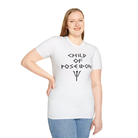 Child of Poseidon Greek Mythology Adult T-Shirt