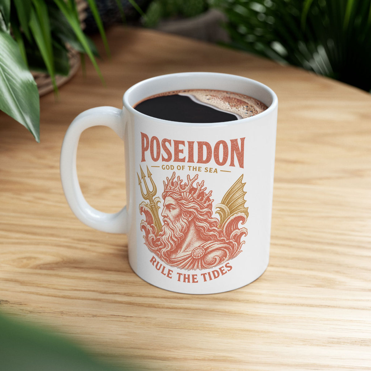 Poseidon God of the Seas Greek Mythology Mug