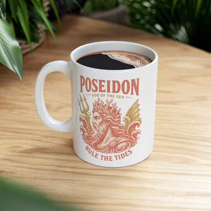 Poseidon God of the Seas Greek Mythology Mug