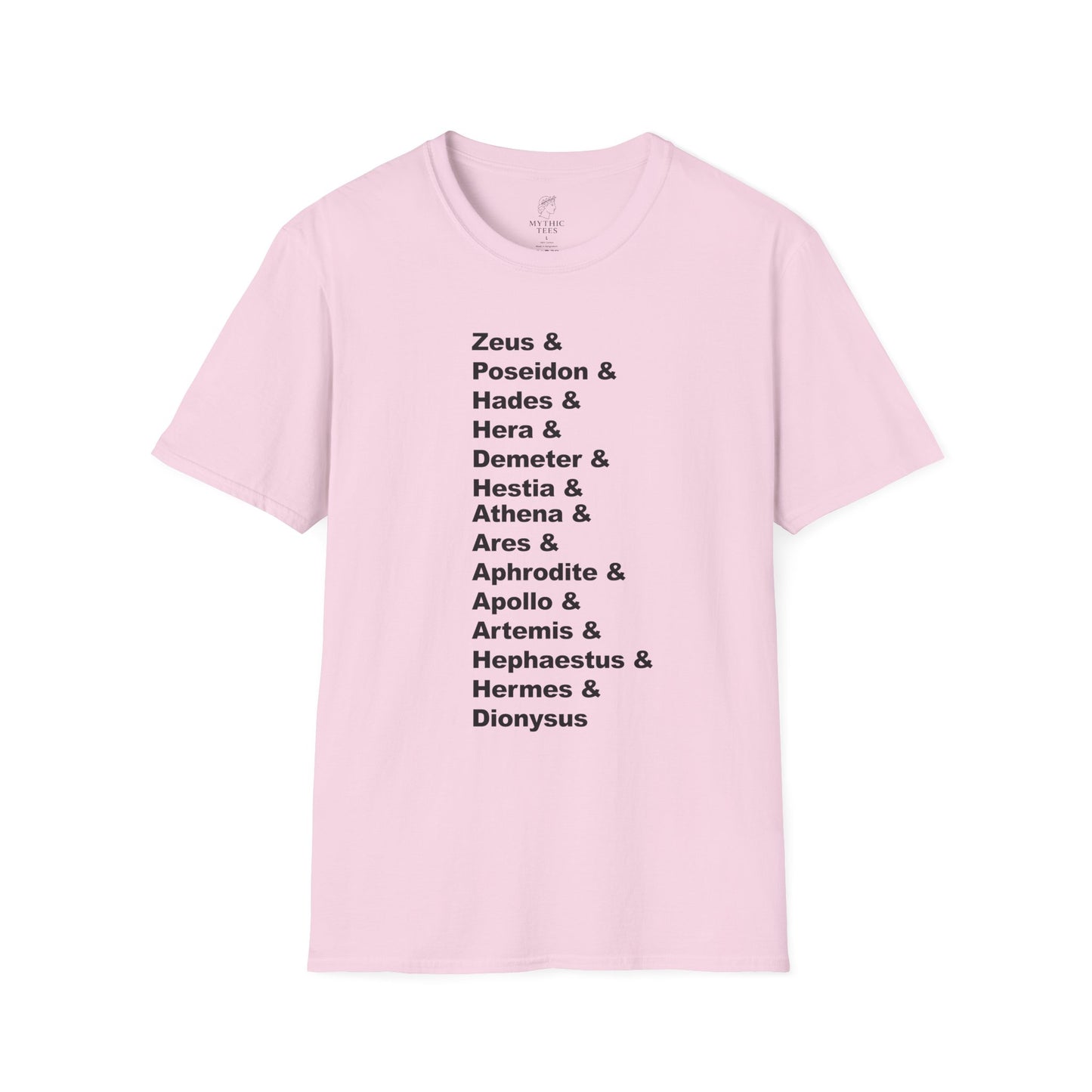 Greek Mythology God Names Adult T-Shirt