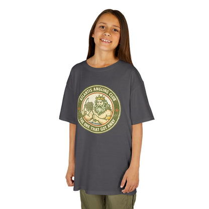 Poseidon Atlantis Angling Club Greek Mythology Youth T-Shirt