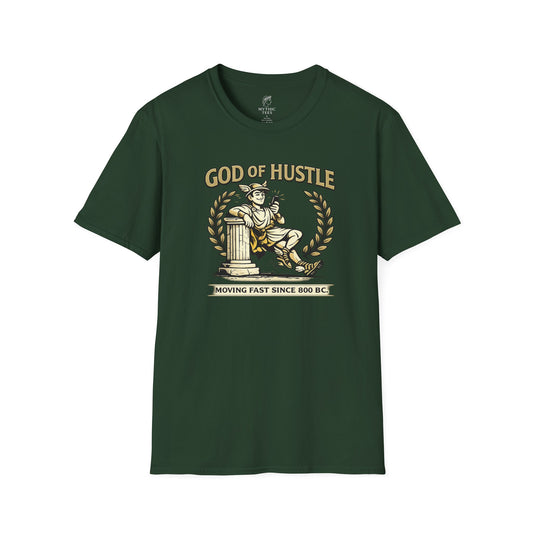 Hermes God of Hustle Greek Mythology Adult T-Shirt