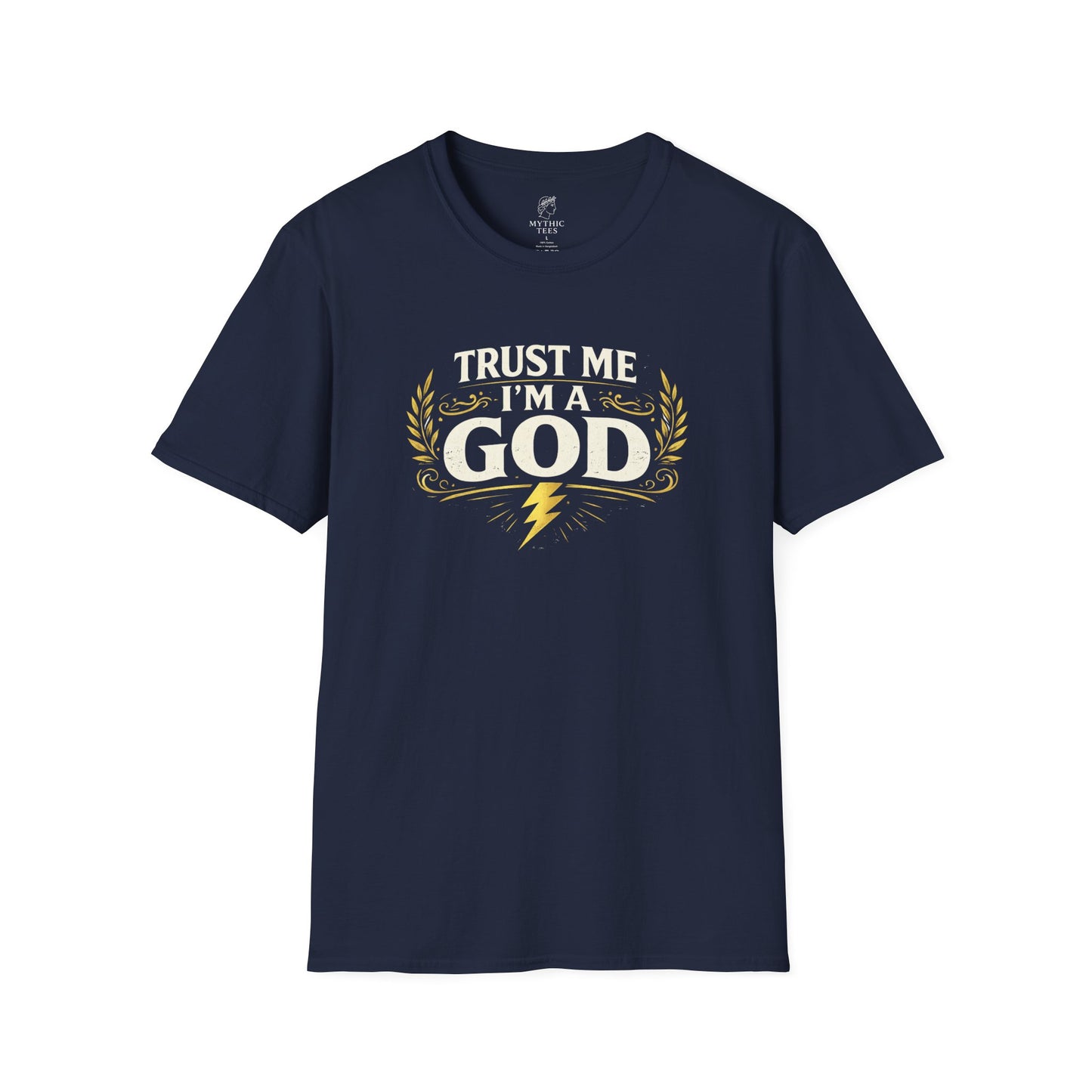 Zeus Trust Me I'm a God Greek Mythology Adult T-Shirt