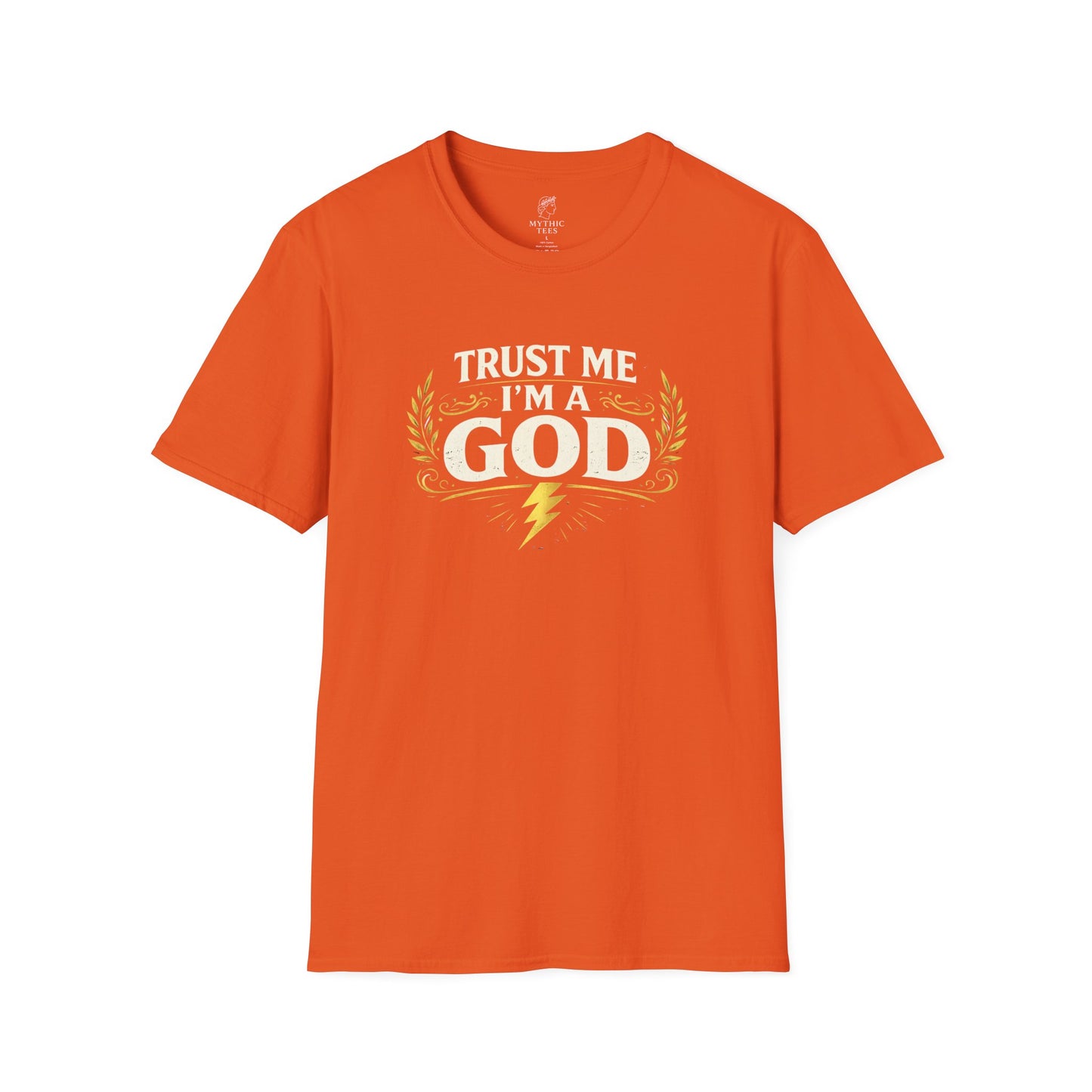 Zeus Trust Me I'm a God Greek Mythology Adult T-Shirt