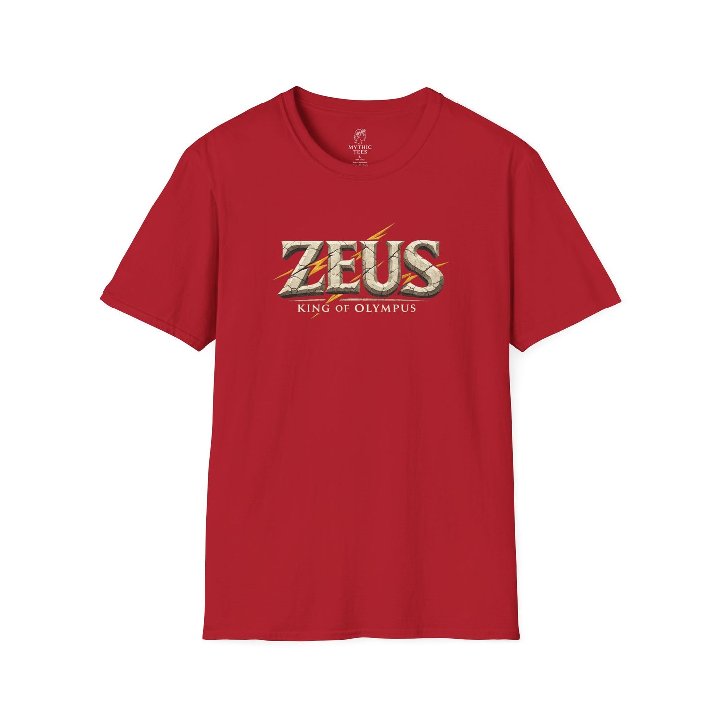 Zeus King of Olympus Greek Mythology Adult T-Shirt