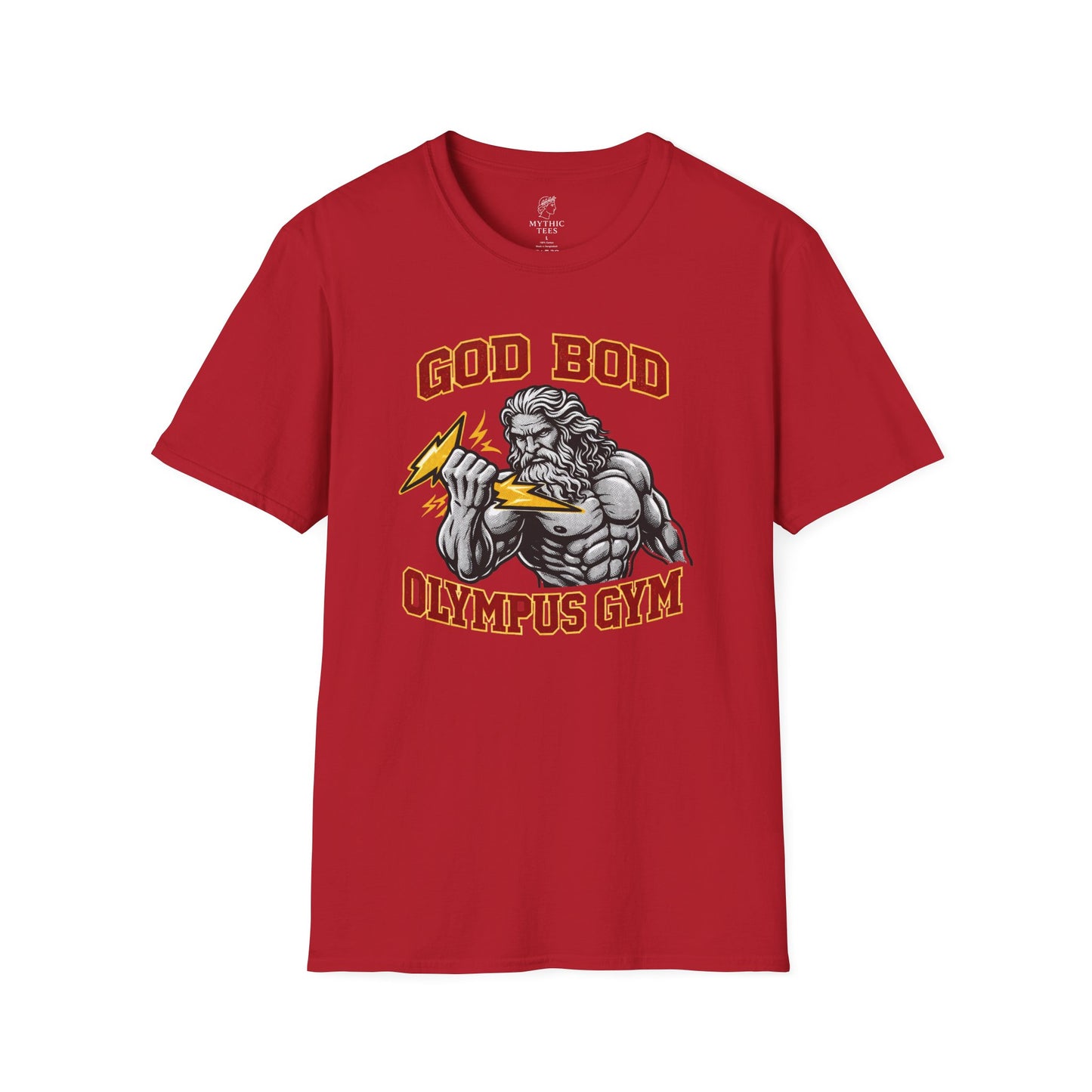 Zeus God Bod Olympus Gym Greek Mythology Adult T-Shirt