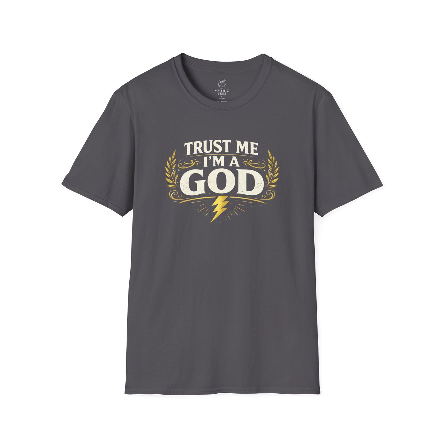 Zeus Trust Me I'm a God Greek Mythology Adult T-Shirt
