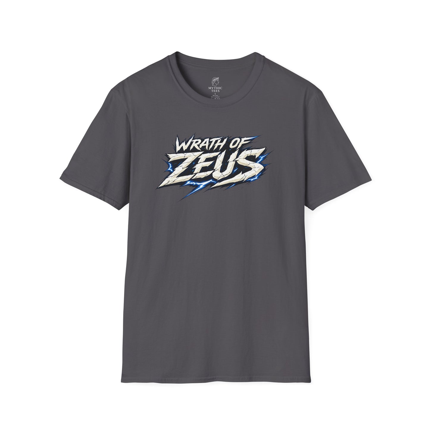 Zeus Wrath of Zeus Greek Mythology Adult T-Shirt