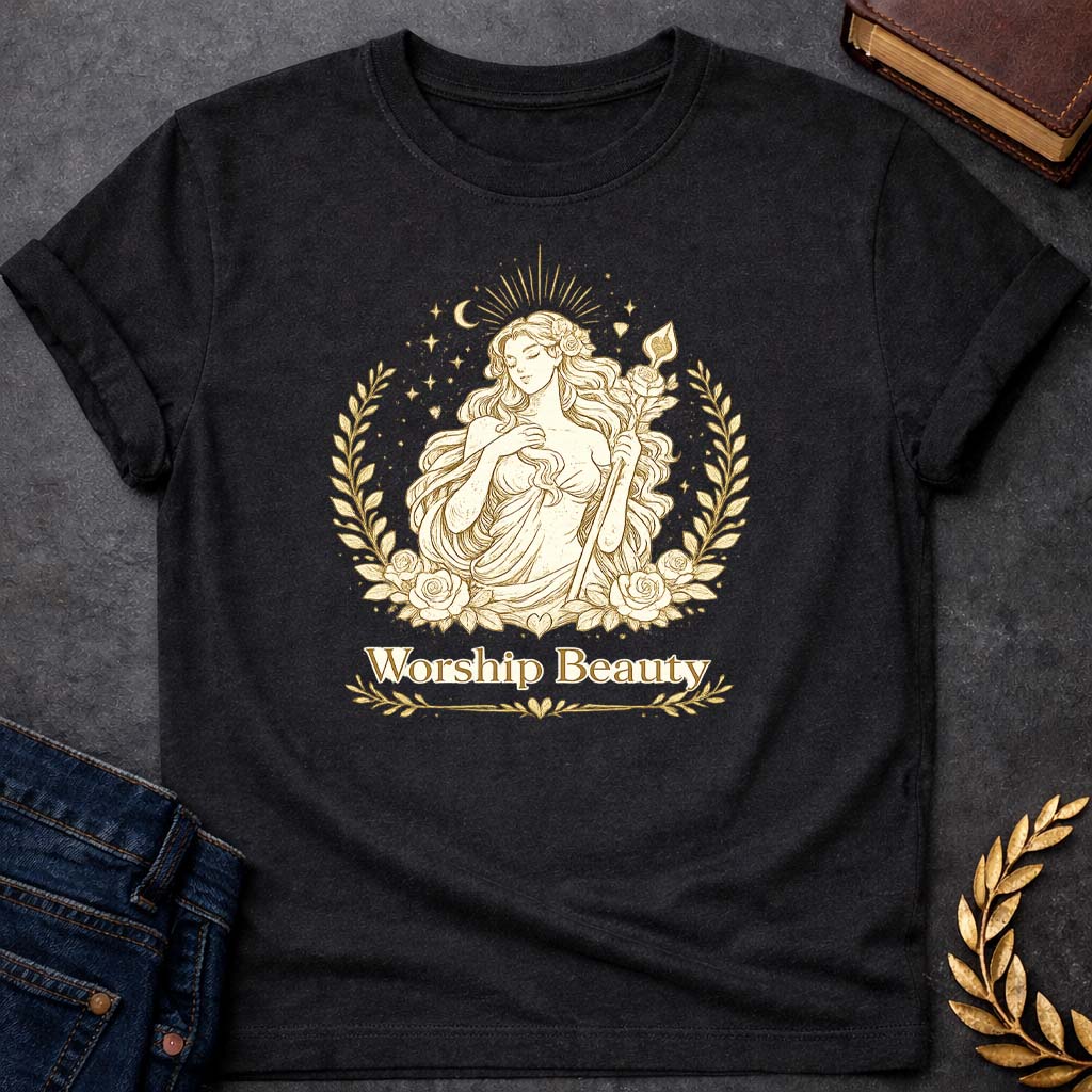 Aphrodite Worship Beauty Greek Mythology Adult T-Shirt