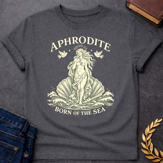 Aphrodite Born of the Sea Greek Mythology Youth T-Shirt