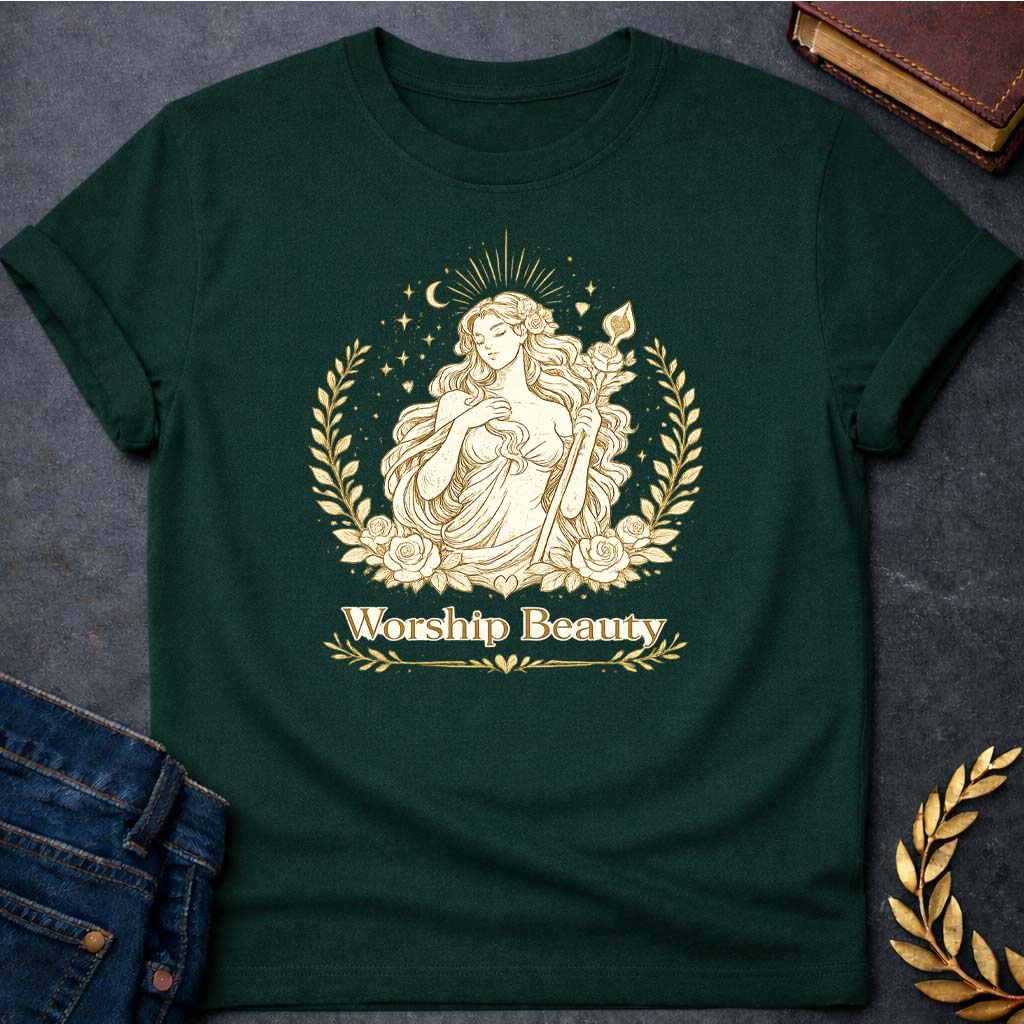 Aphrodite Worship Beauty Greek Mythology Adult T-Shirt