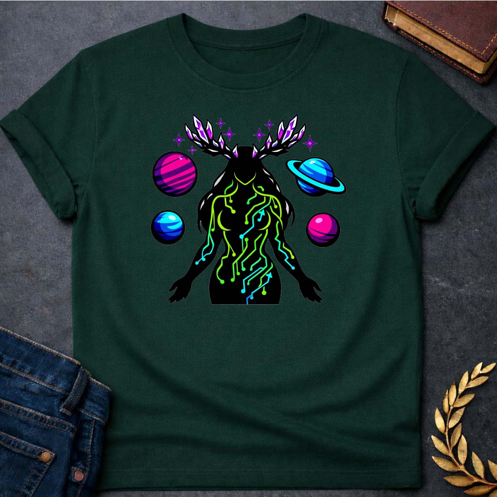 copy of gaia earth goddess greek mythology adult shirt featuring detailed Greek mythology artwork, symbolic design, and bold graphic style