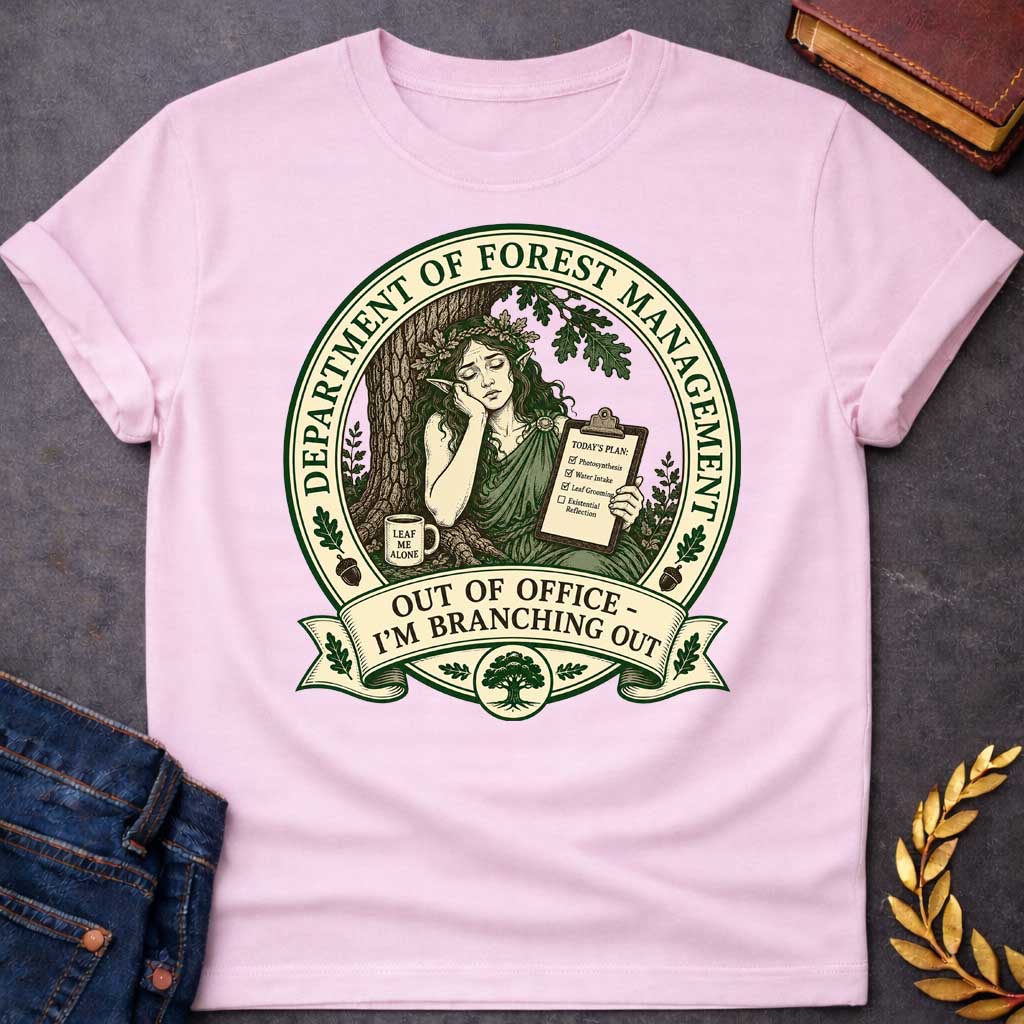 Department of Forest Management Nymphs Greek Mythology Youth Shirt
