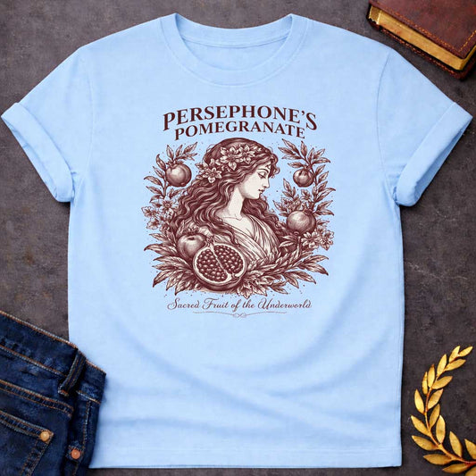 Persephone Pomegranate Sacred Fruit of the Underworld Greek Mythology Adult Shirt