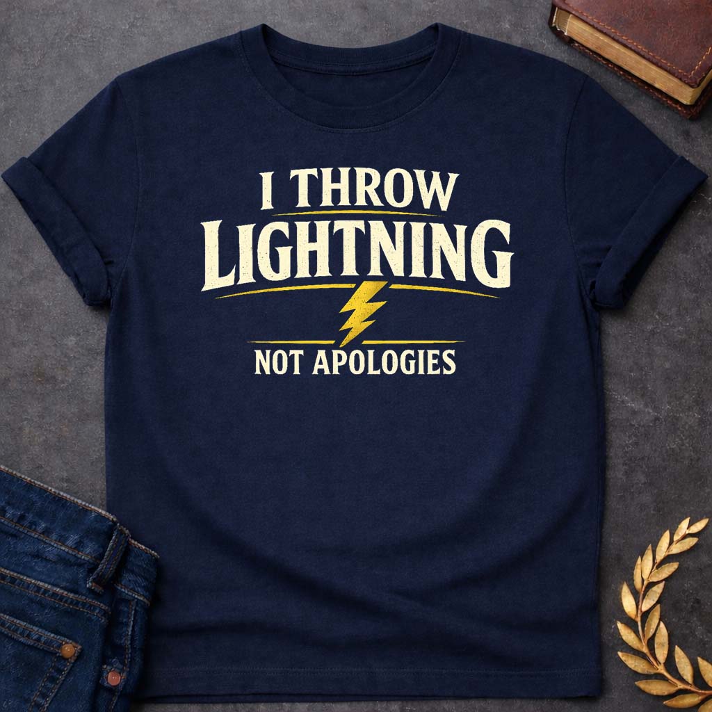 Zeus I Throw Lightning Greek Mythology Youth T-Shirt featuring lightning bolt, sky god power symbolism in bold Greek mythology design