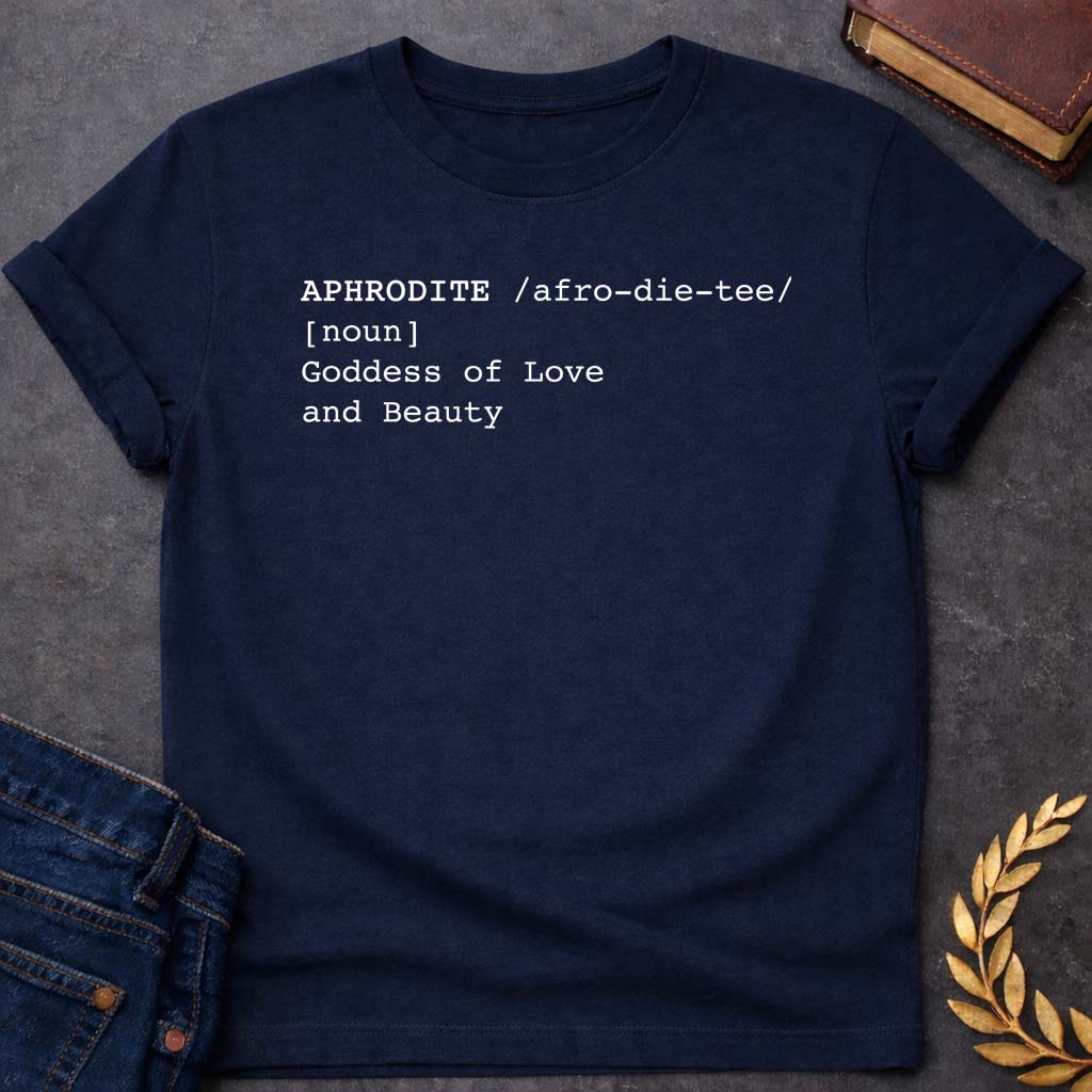 Aphrodite Dictionary Definition Greek Mythology Youth T-Shirt